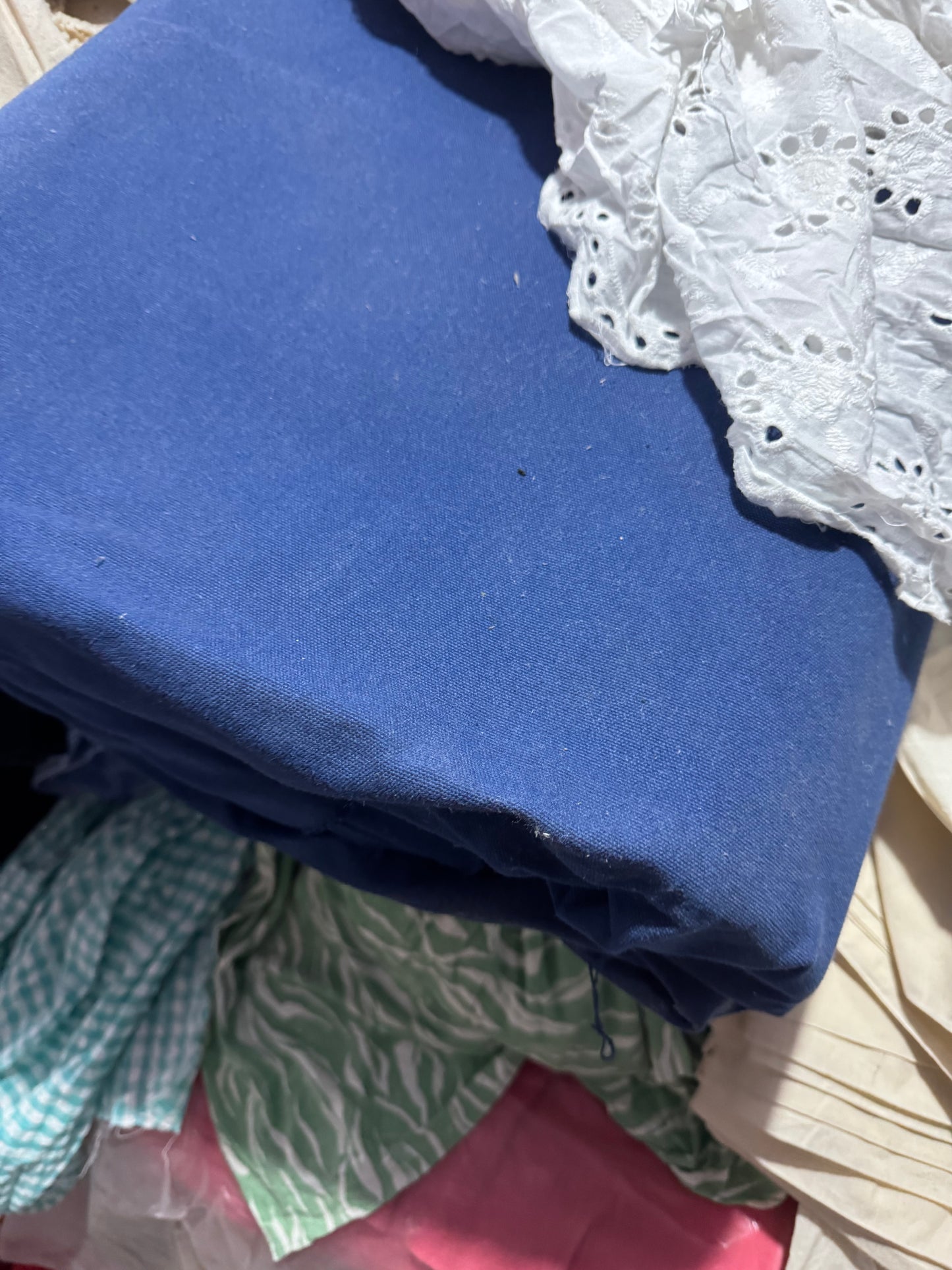 Buy Navy Blue Canvas Fabric