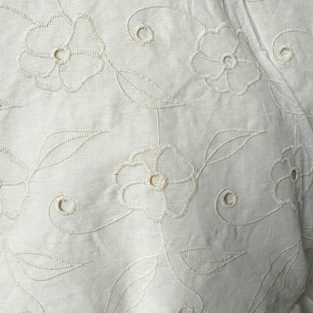 Buy Embroidered Cotton Hakoba Fabric Online - Maa Ambay Fabrics – MAF