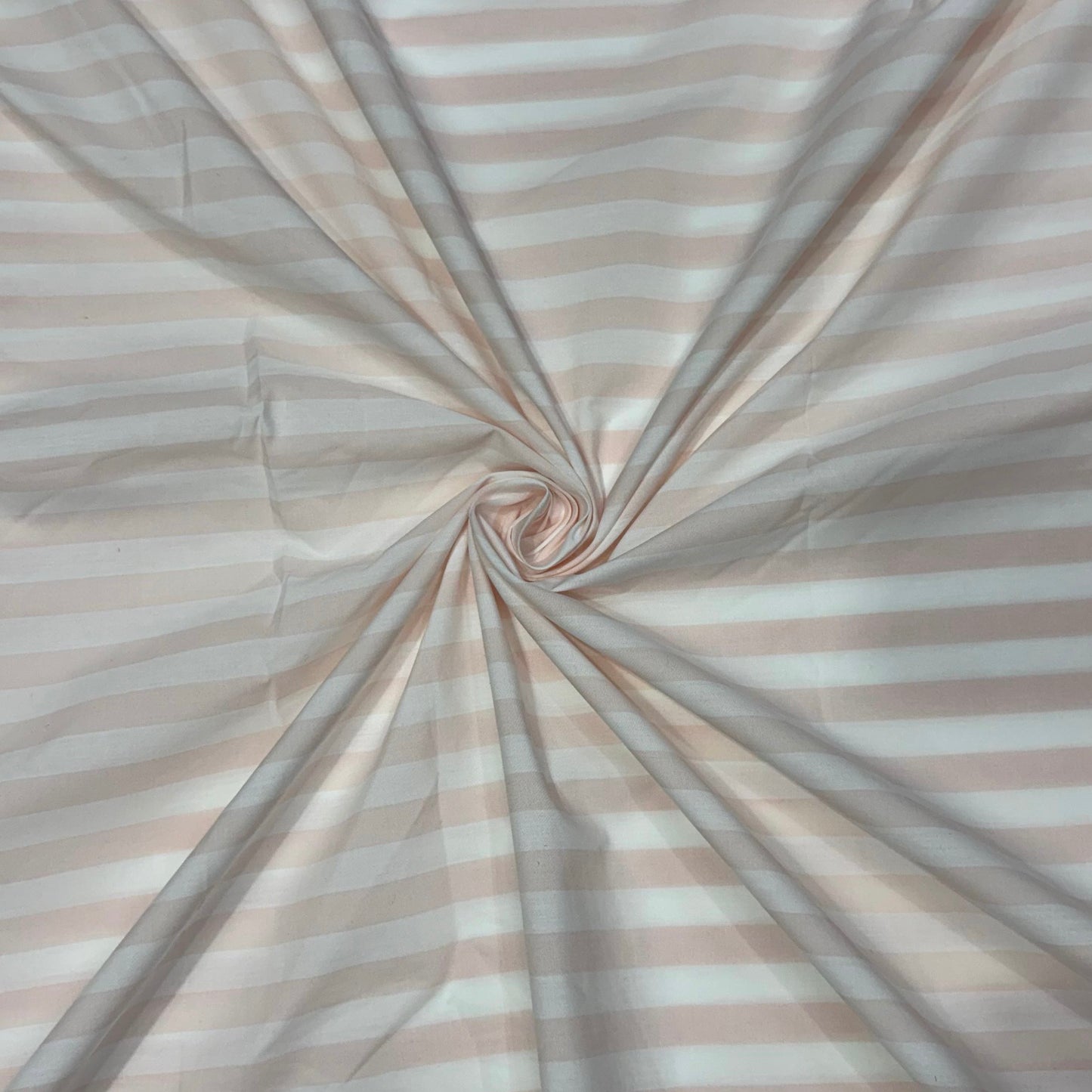 Buy 50s Poplin Light Pink Broad Stripe Fabric
