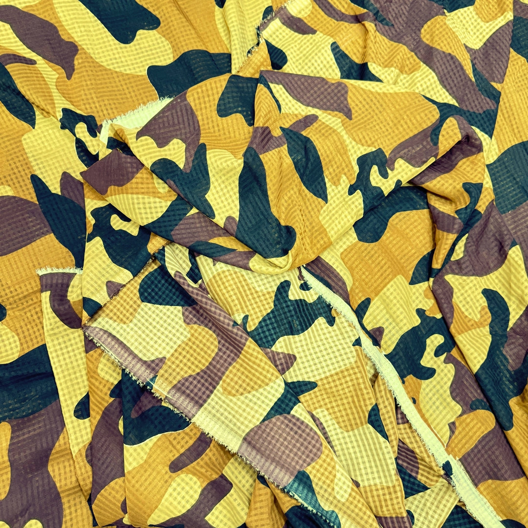 Buy Force Print Viscose Dobby Printed Fabric