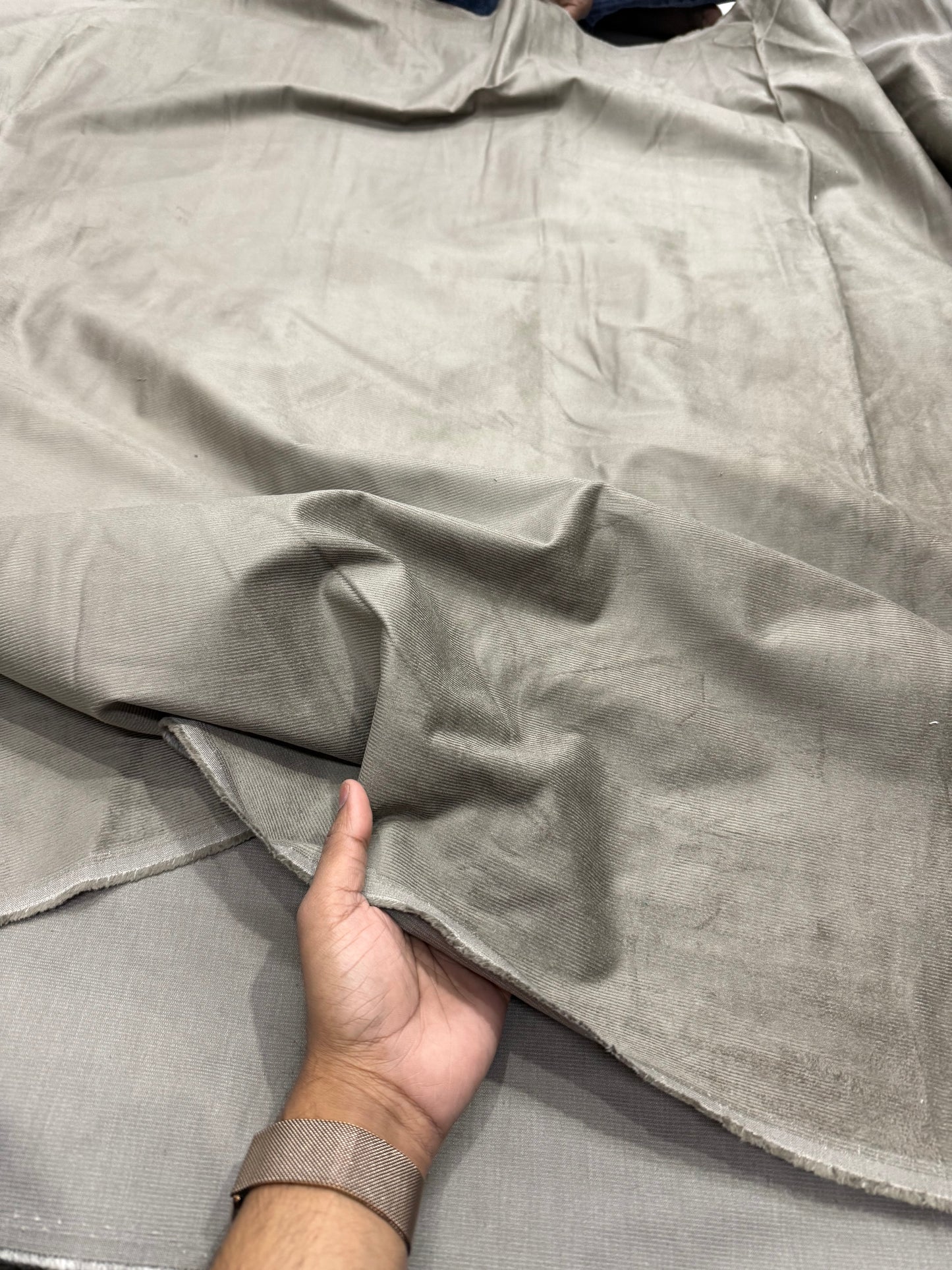 Buy Corduroy Off Dirty Green Fabric