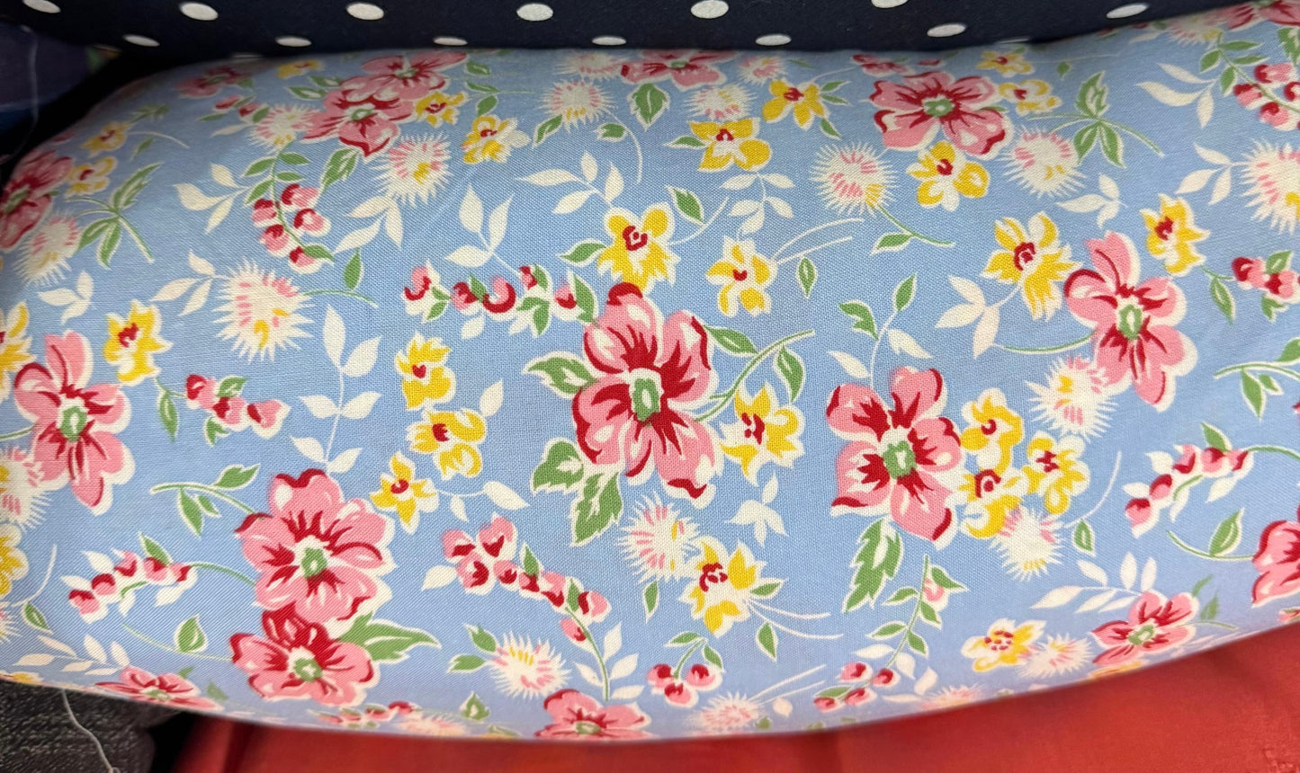 Buy Cotton Viscose Yellow Tiny Printed Fabric