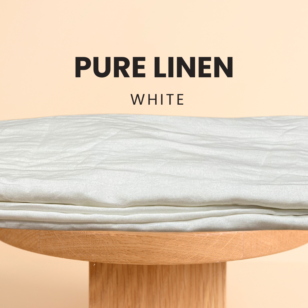 Buy Pure White Linen Cotton Fabric