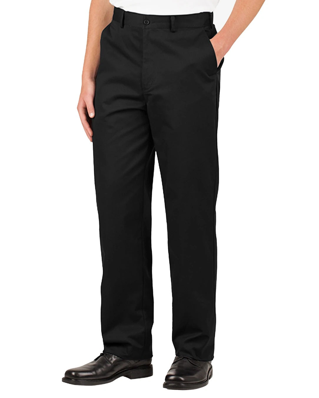 Buy Bottom Non Denim Twill Lycra Jet Black Fabric