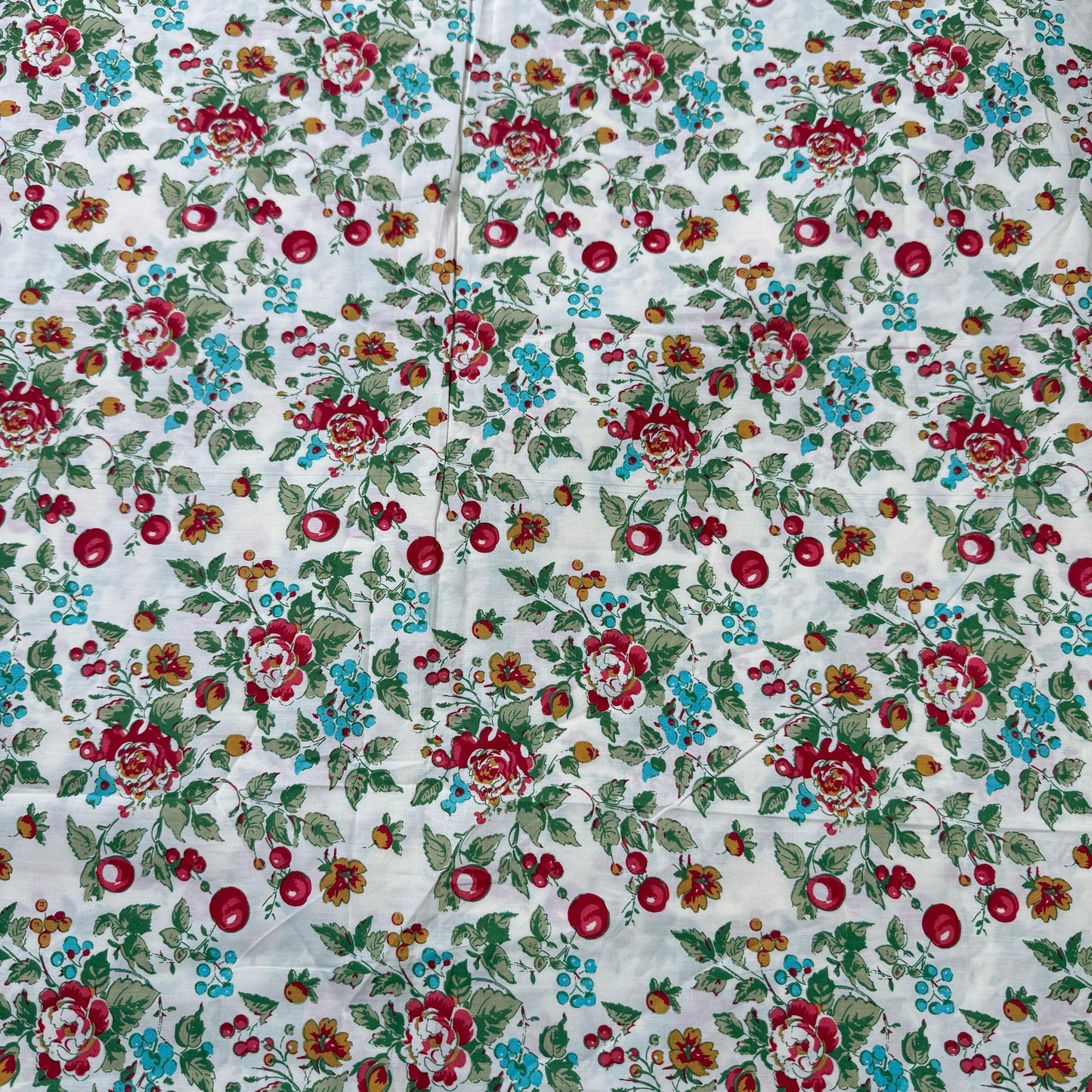 Buy Poplin Cherry Blossom Printed Fabric
