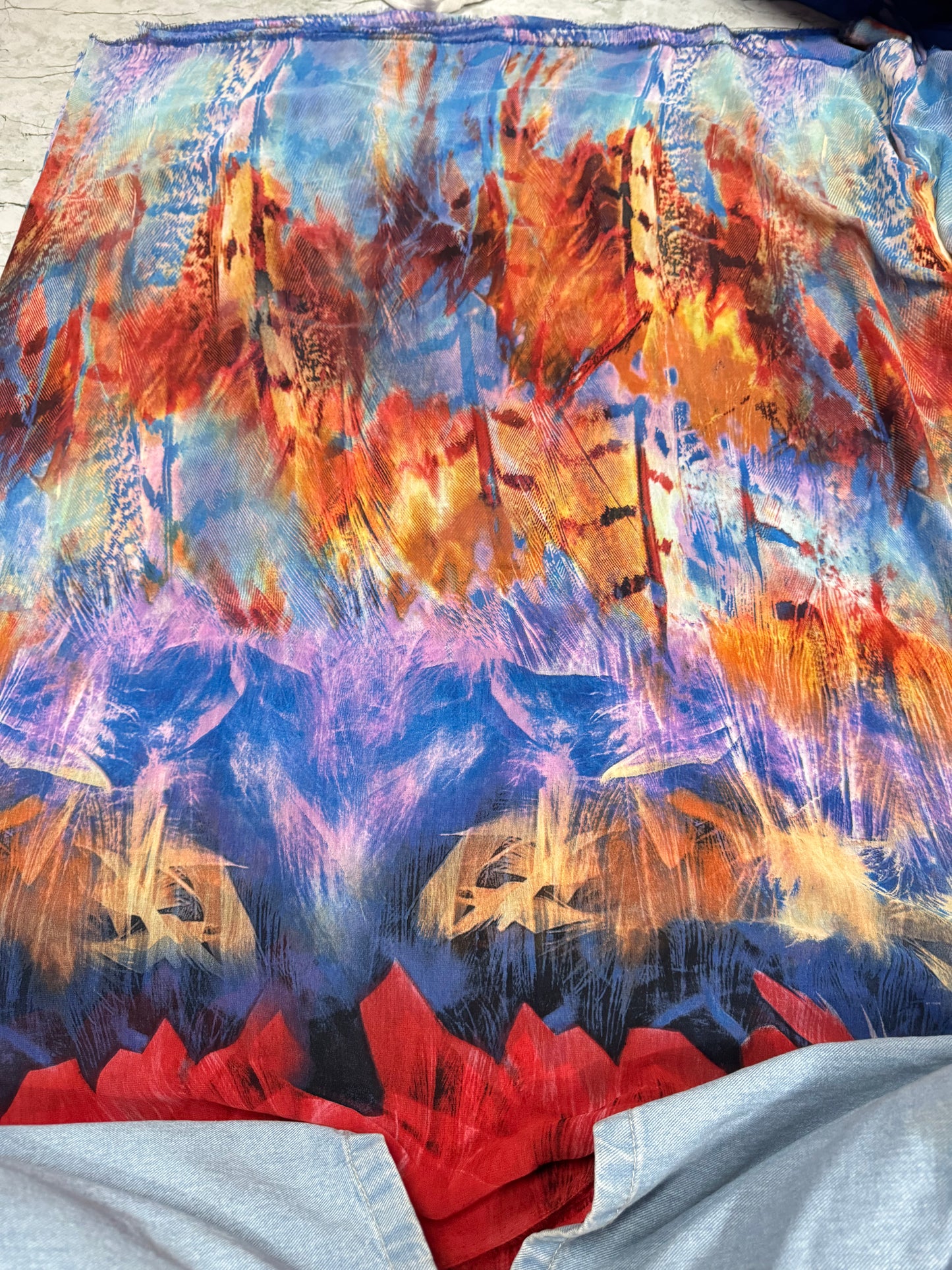 Buy Viscose Georgette Euphoria 2.0 Printed Fabrics