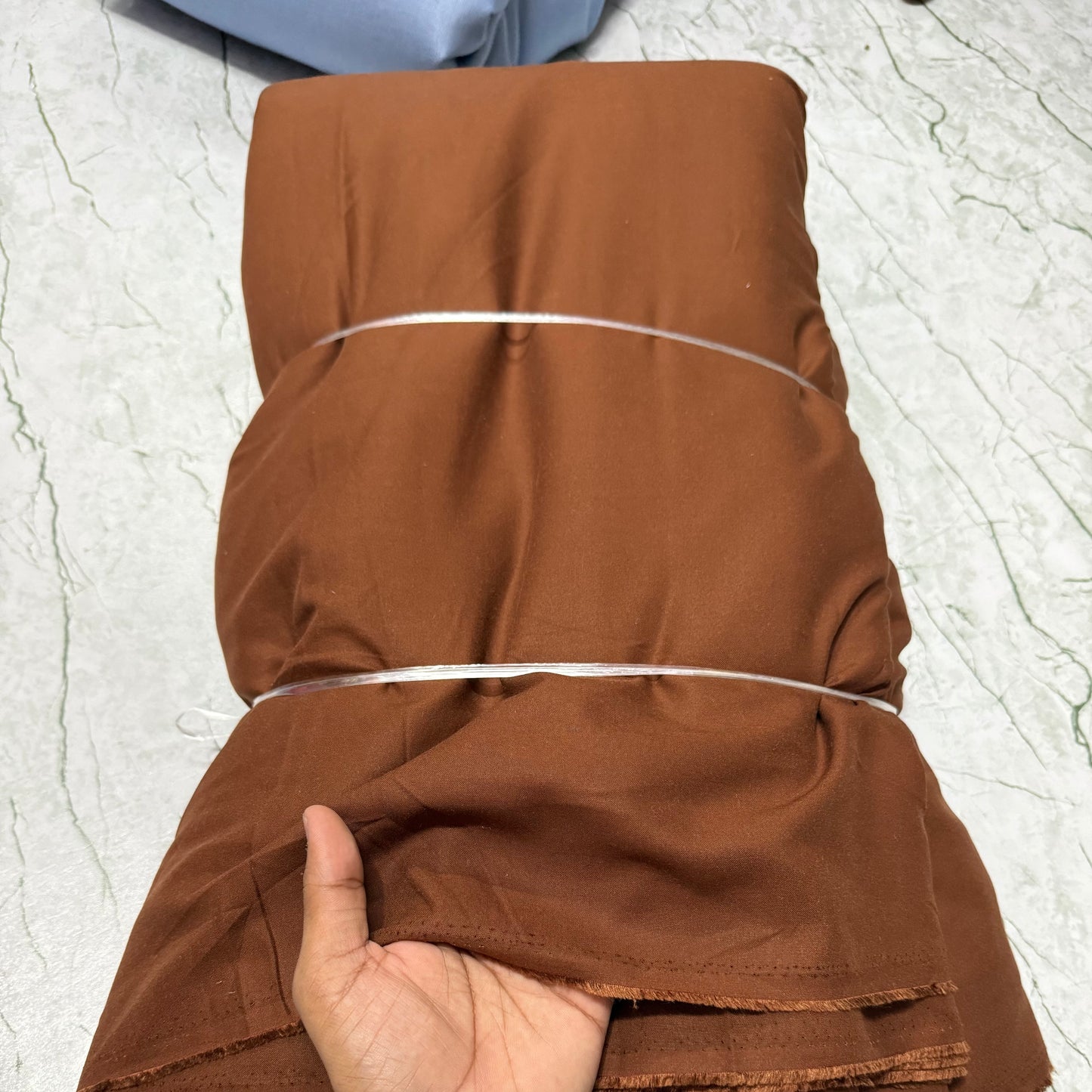 Rayon Solid Chocolate Brown Fabric