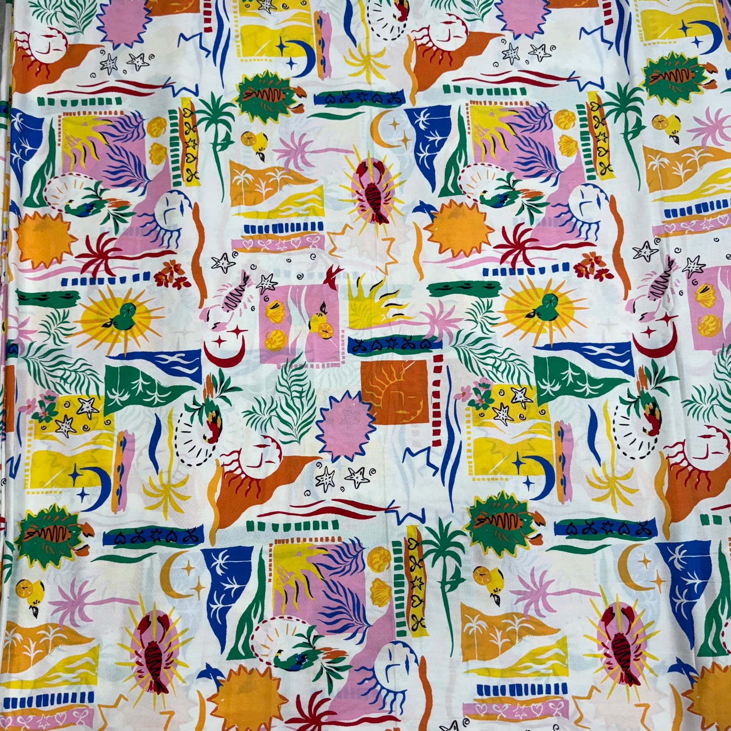 Buy Premium Modal Insta Trending Printed Fabric