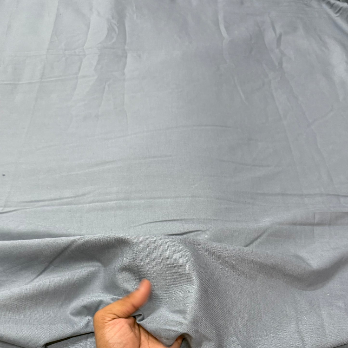 Buy Linen Solid Grey Solid Fabric