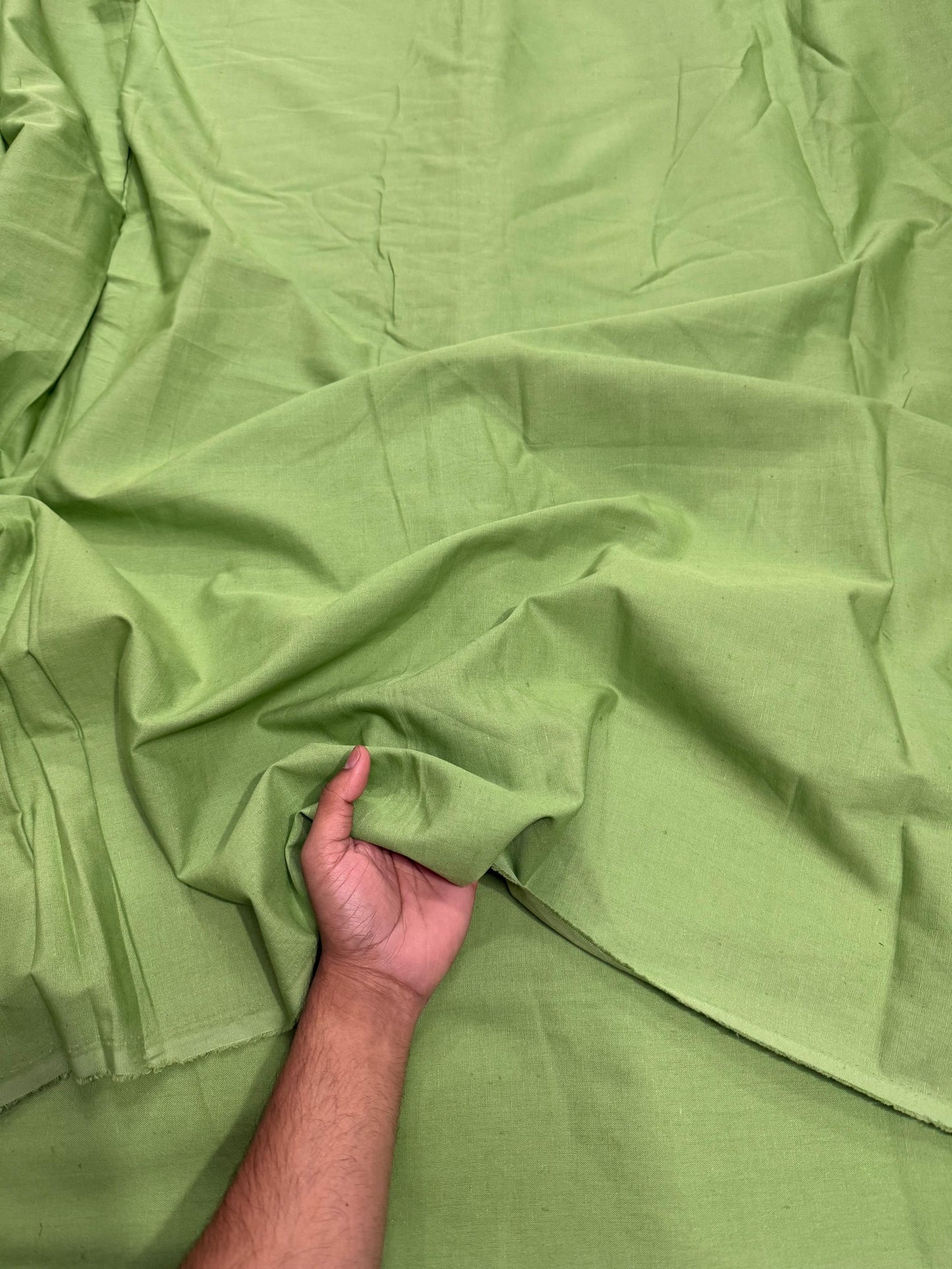 Buy parrot green linen