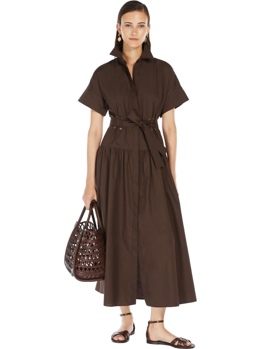 Buy Pure Linen Chocolate Brown Fabric