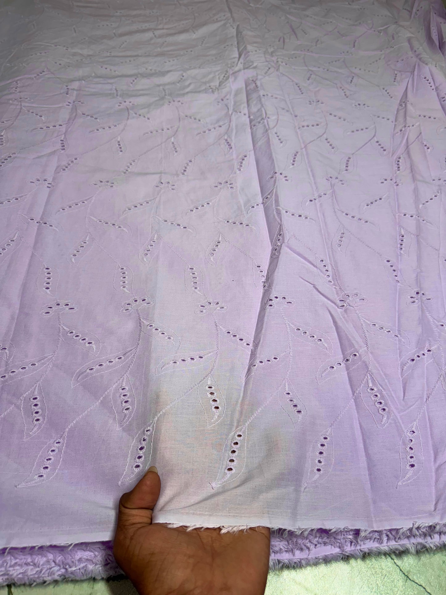 Buy Lavender Hakoba Stem Branches Fabric