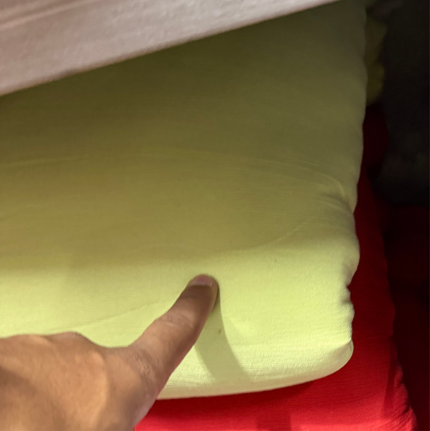 Buy Crinkled Crepe Sweet Yellow Fabric