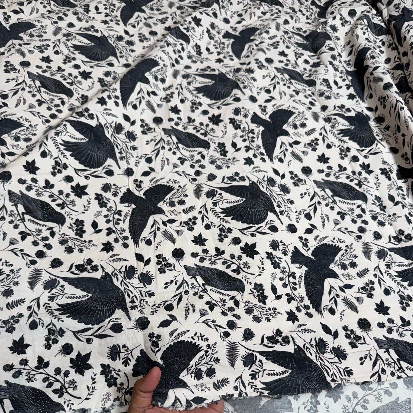 Buy Premium Collection HL Poplin Bold Bird Printed Fabric