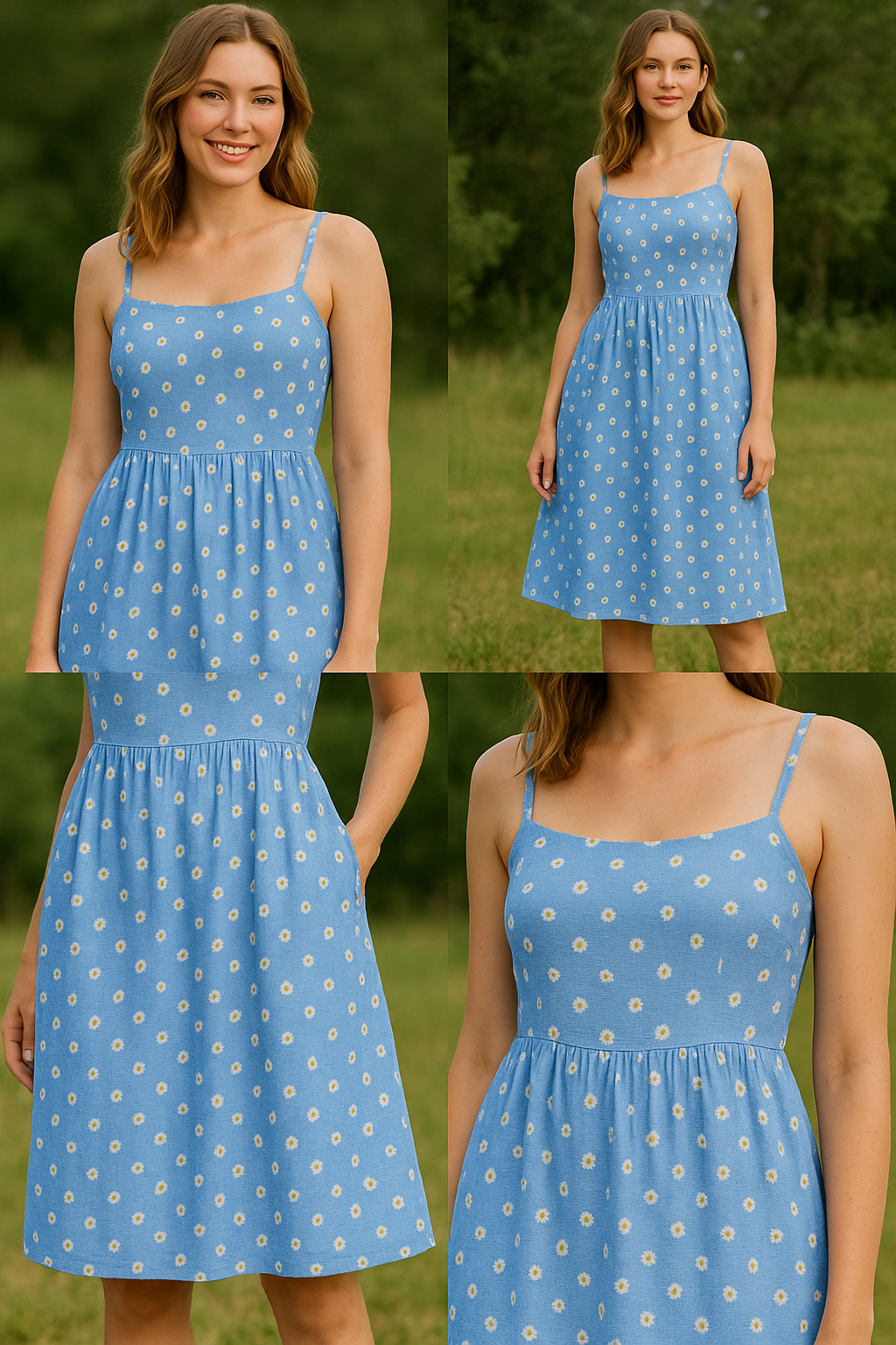Buy Premium Viscose Rayon Baby Daisy Printed Fabric