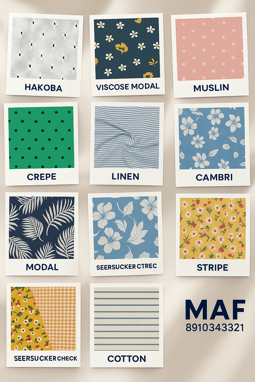 Buy 10 Fabric Samples