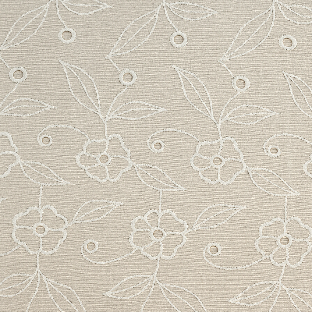 Buy Cotton Hakoba Rose Embroidery Fabric For Making Dress, Top & More