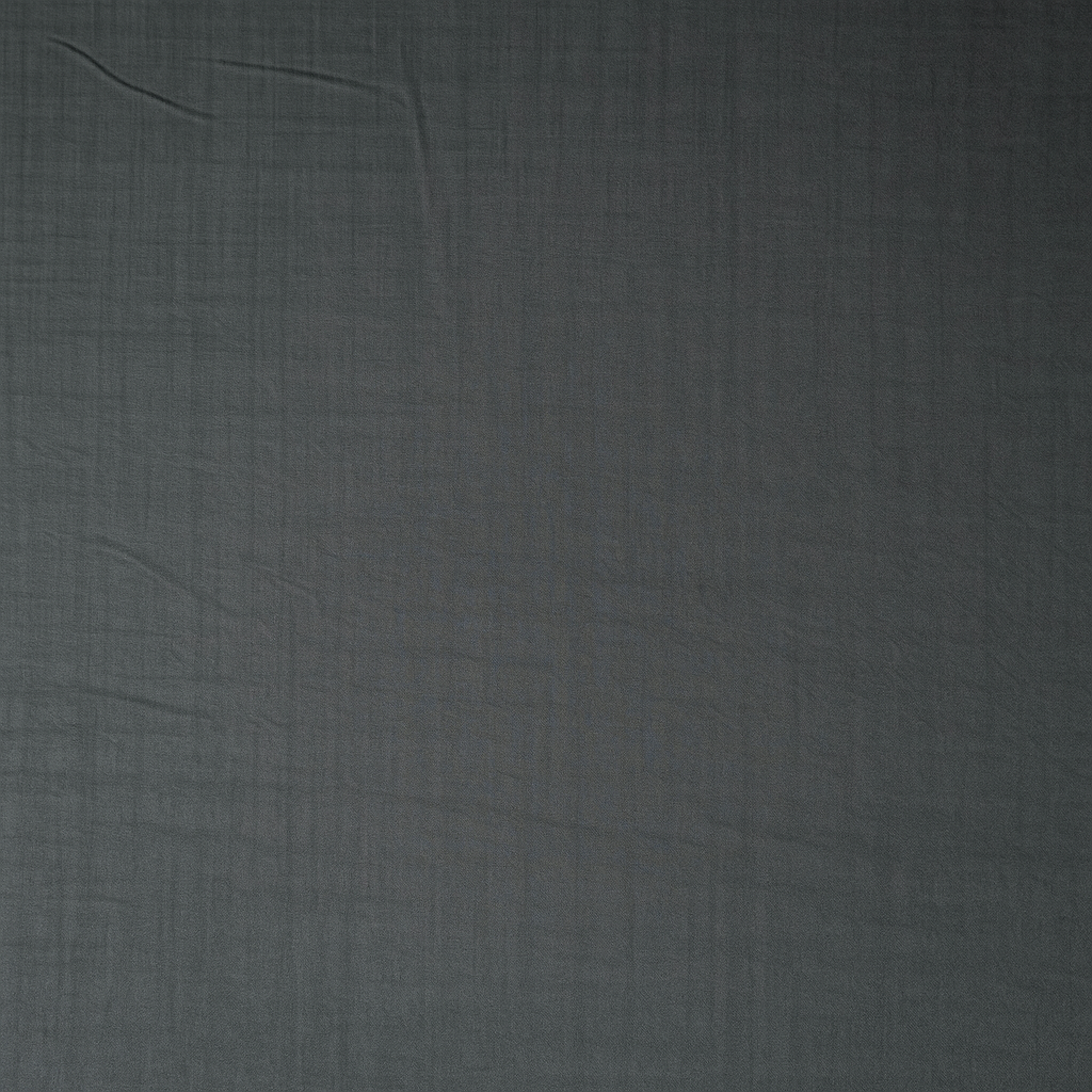 Solid Grey Black Cotton Self Check