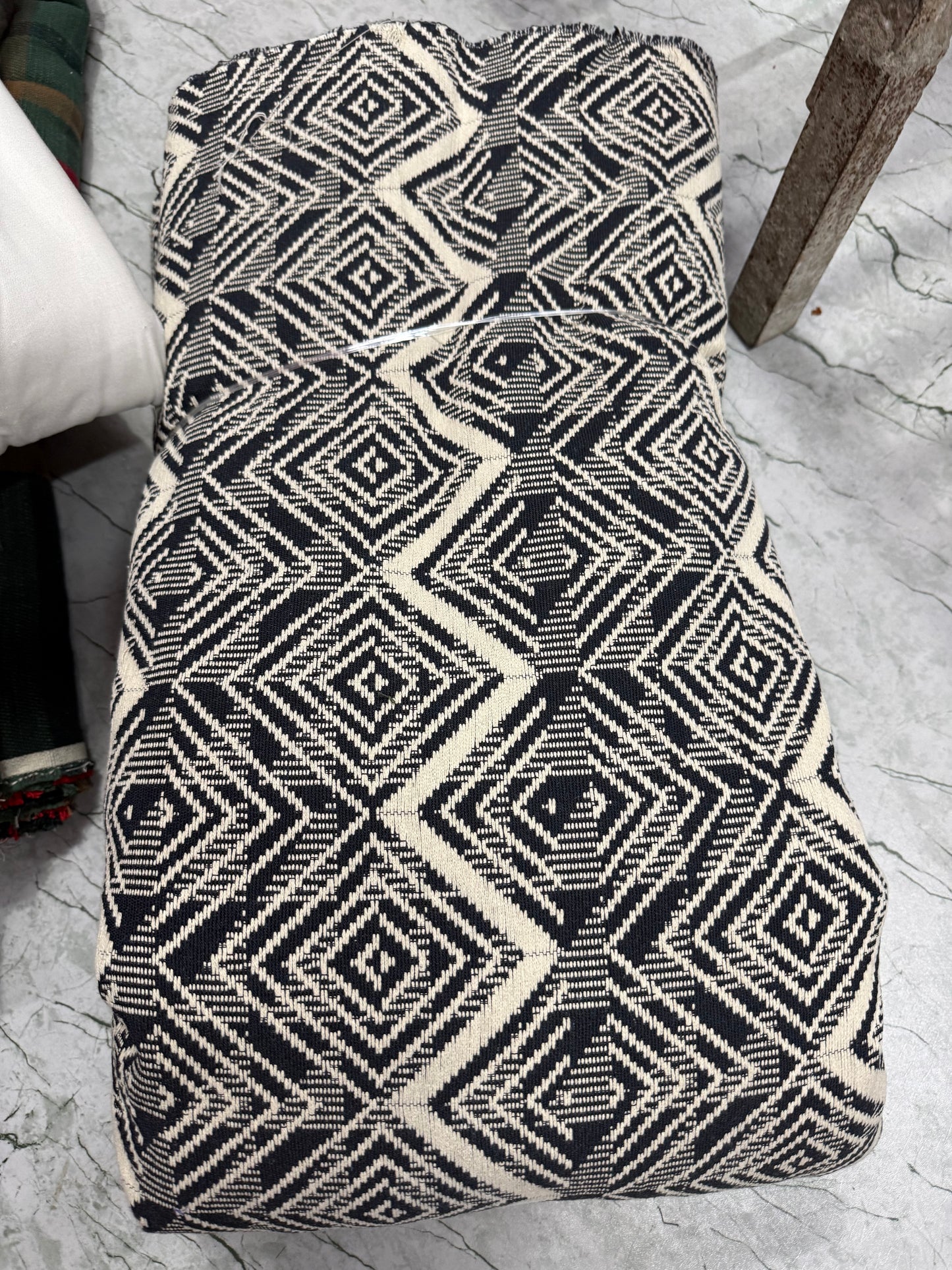 Home Furnishing Heavy Double Jacquard Black & White