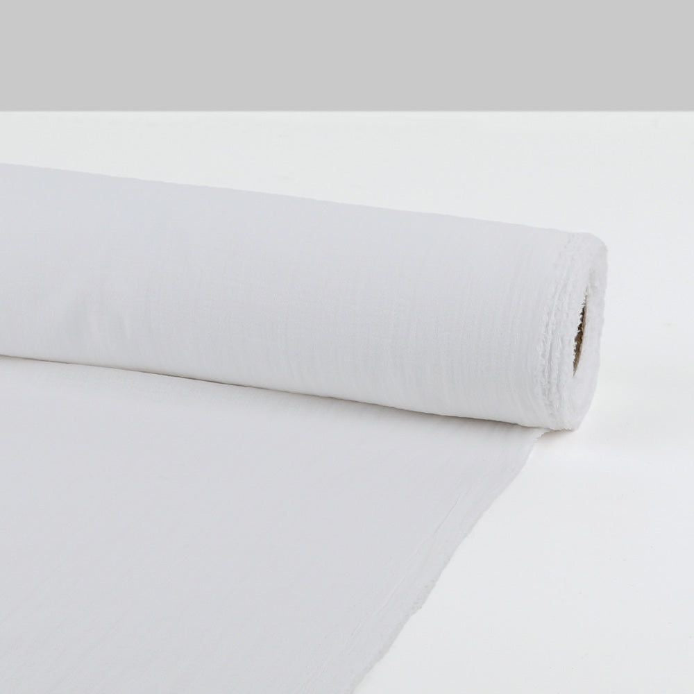 Buy Cotton Crepe White