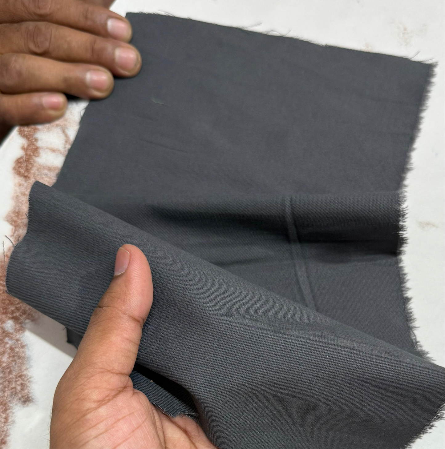 Buy Bottom Twill Grey Fabric