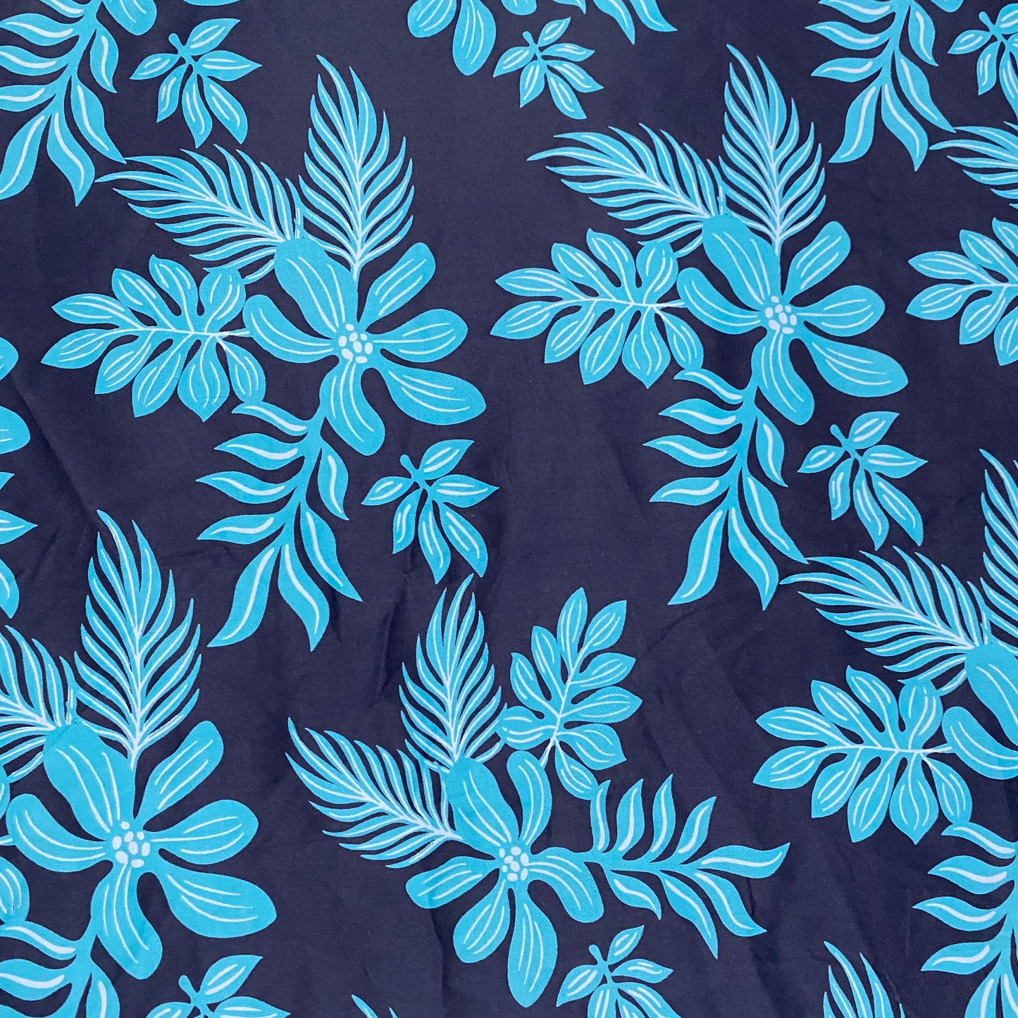 Buy Pure 50s Cotton Satin Botanical Printed Fabric