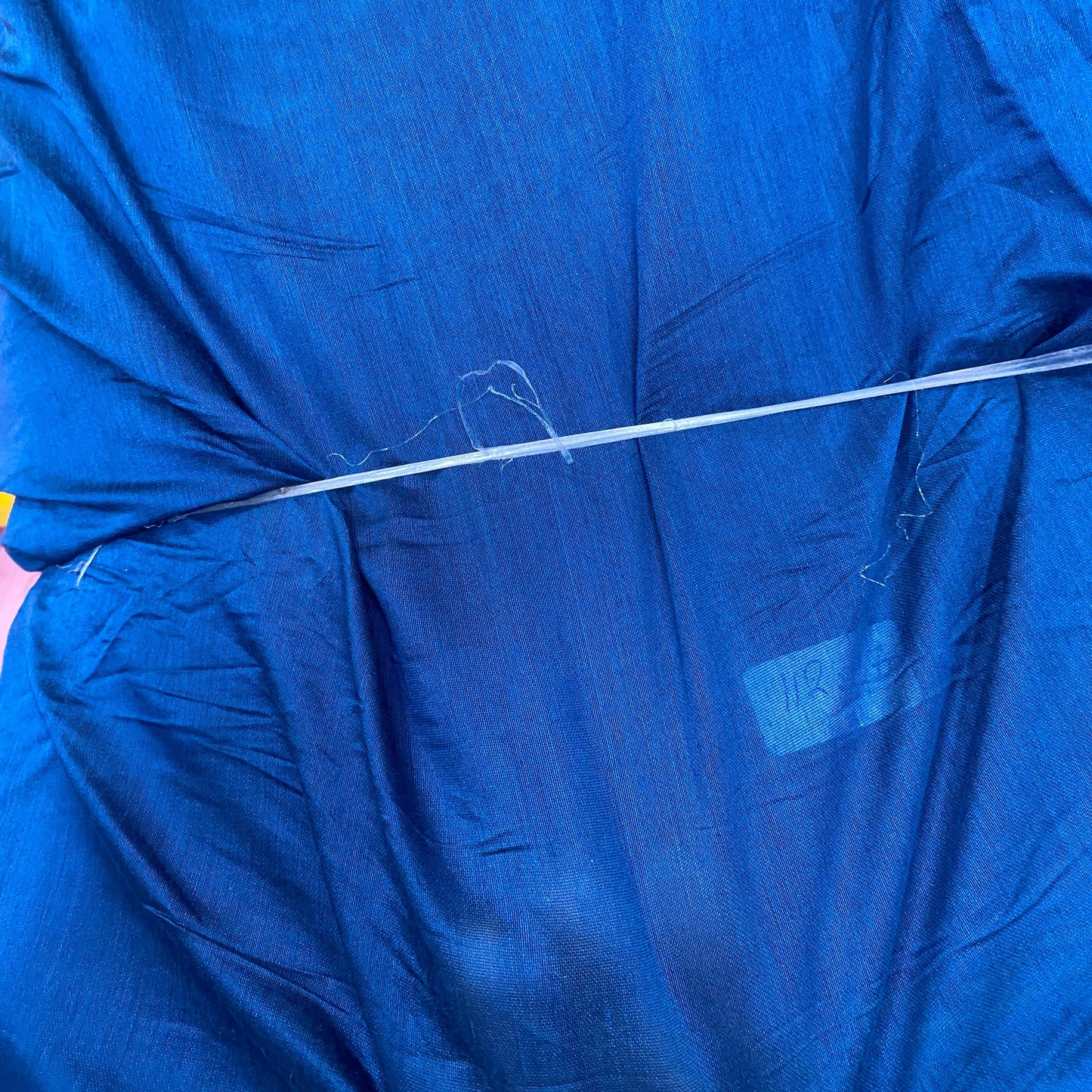 Buy Authentic Chanderi Solid Electric Blue Fabric