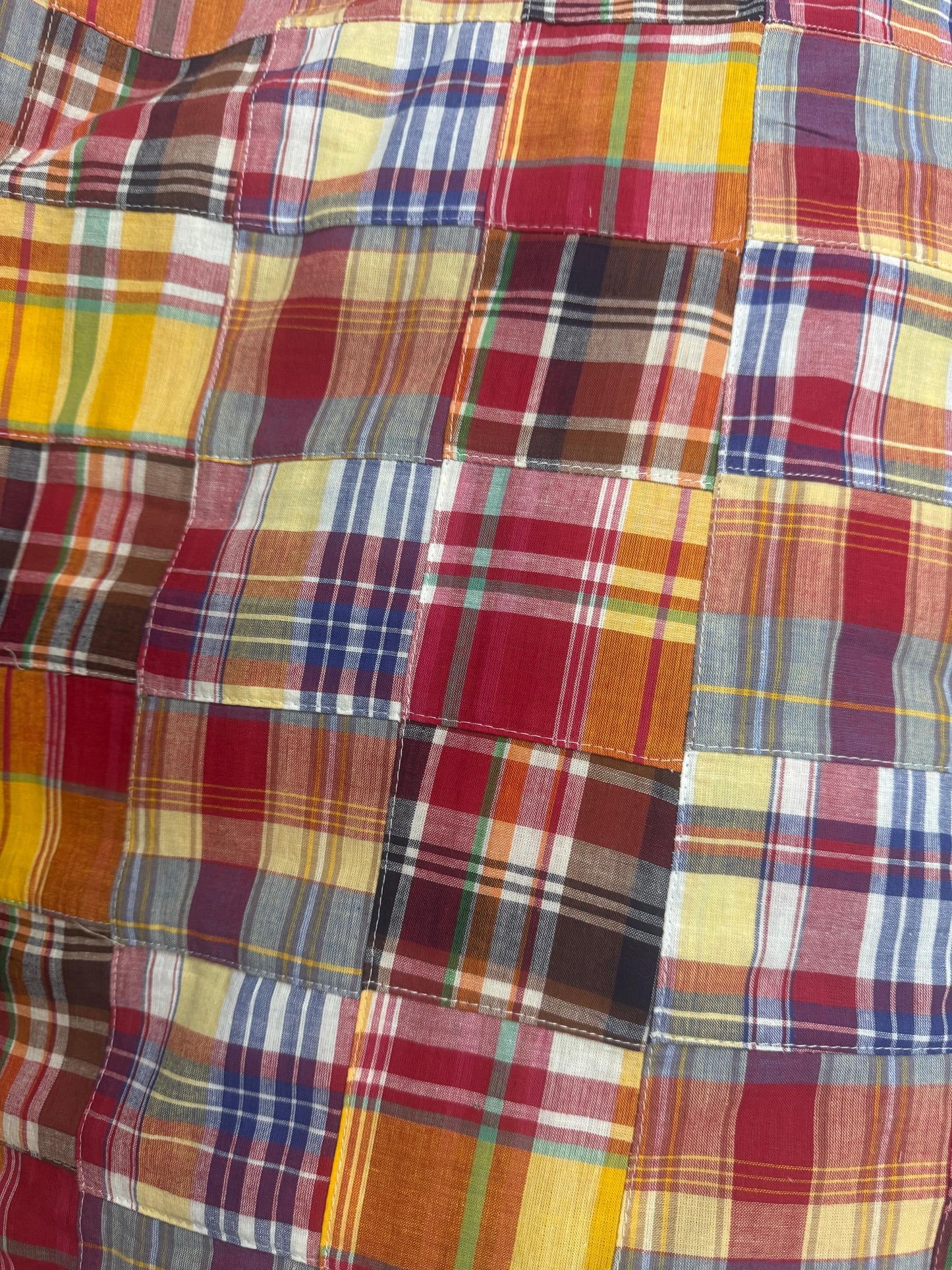 Buy Cotton Check Printed Fabric