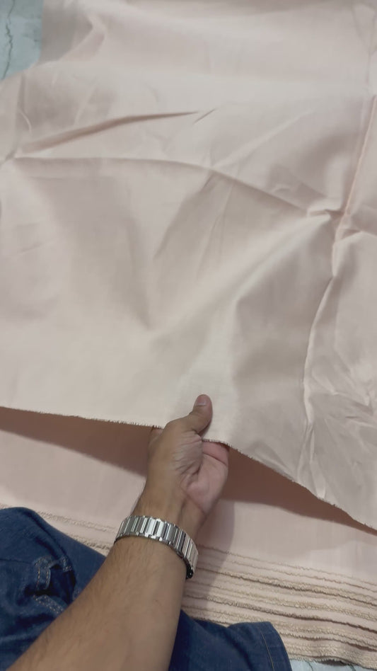 Buy Lab Certified Pure Linen Baby Pink Fabric