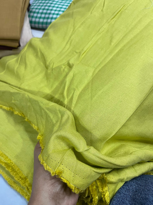 Buy Linen Solid Kelly Green Solid Fabric