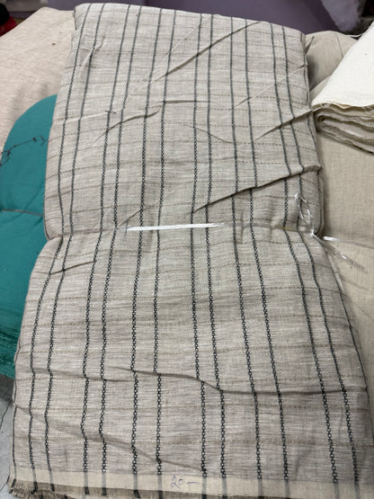 Buy Lab Certified Pure Linen Chain Work Premium Collection Fabric 