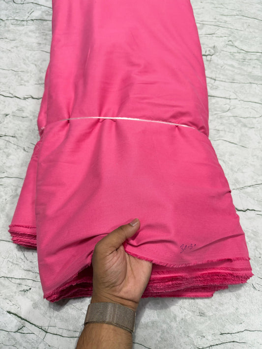 Buy Bottom Twill Lycra Rose Pink Fabric