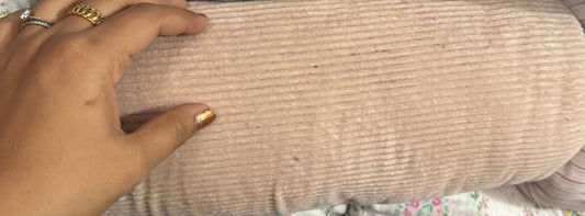 Buy Corduroy Peach Brown 11 Wale Fabric