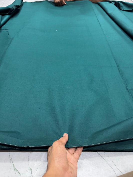 Buy Premium Cotton Firozi Denim Lycra Fabric