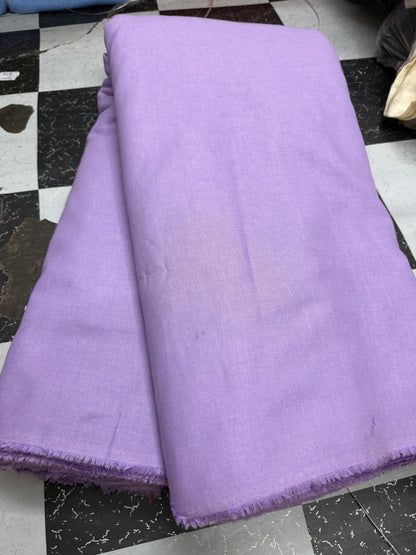 Buy Pure Linen Solid Lilac Fabric