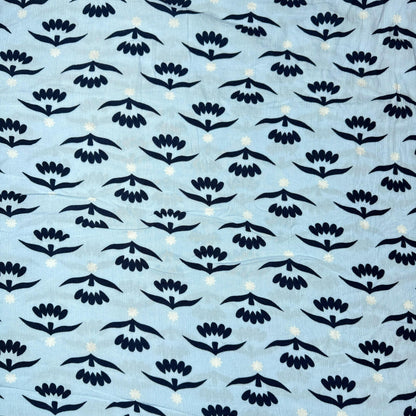 Buy Rayon Crepe Black Lattice Printed Fabric