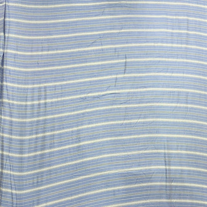 Buy Rayon Twill Blue & white Stripe