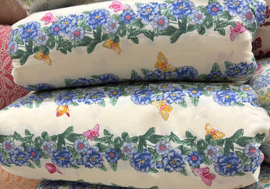 Buy Poplin Panel Floral White Base Printed Fabric