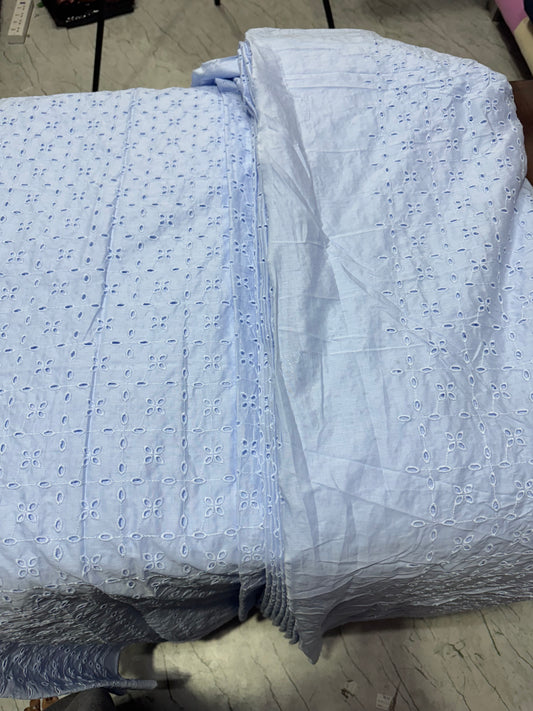 Buy Cotton Hakoba Square Four Flower Fabric