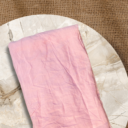 Buy Pure Pink Linen Rammy Fabric