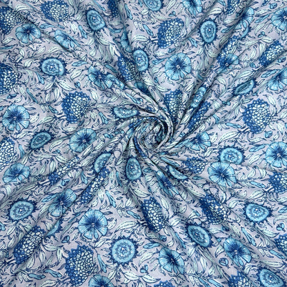 Buy Premium Muslin Block Printed Fabric