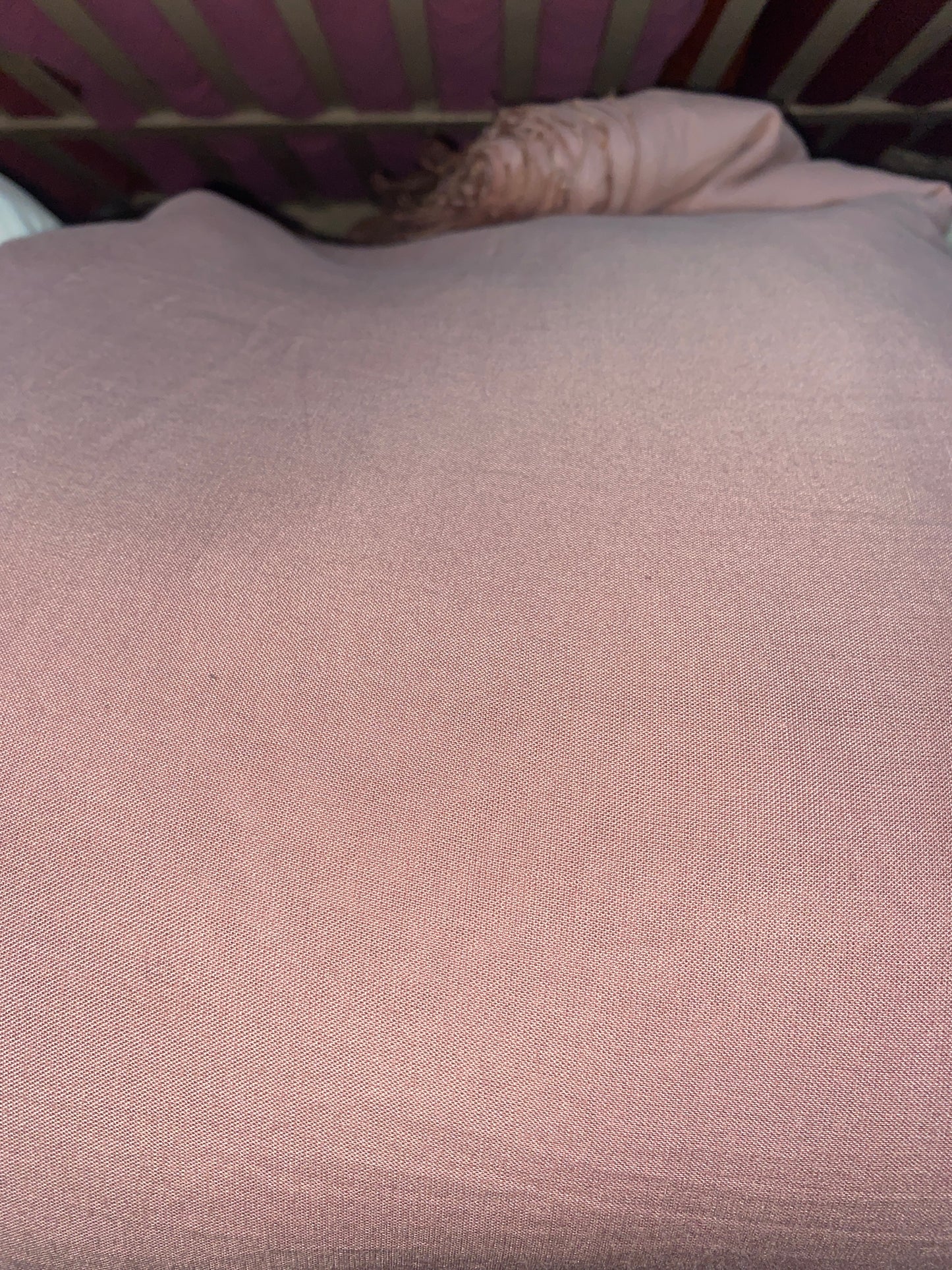 Rayon Solid Rose Gold Fabric