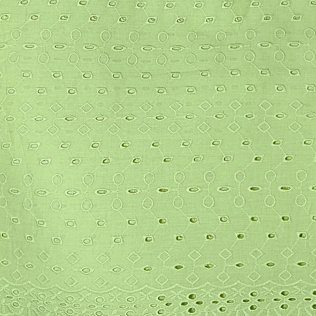 Buy Cotton Hakoba Pista Green Joined Square