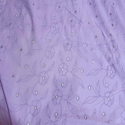 Buy Cotton Lavender Rose Hakoba Fabric