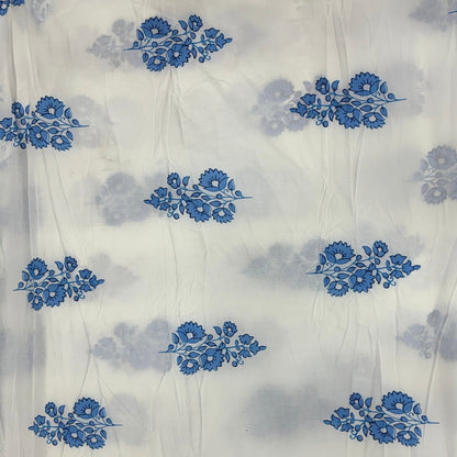 Buy Cambric Single Flower Set Printed Fabric