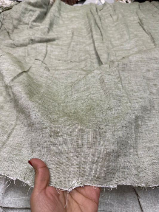 Buy Cotton Linen Washed Green Soft Furnishing