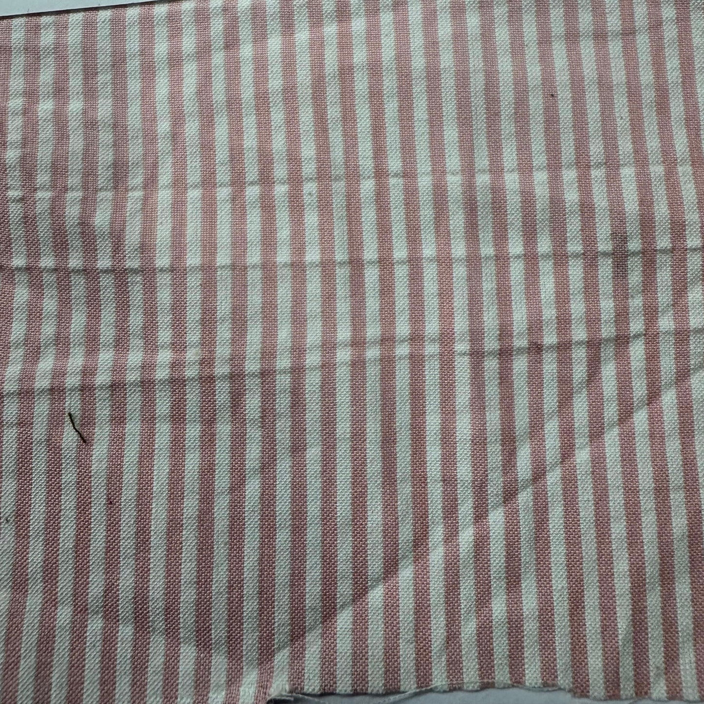 Buy Premium Cotton Seersucker Pink White Stripes Fabric