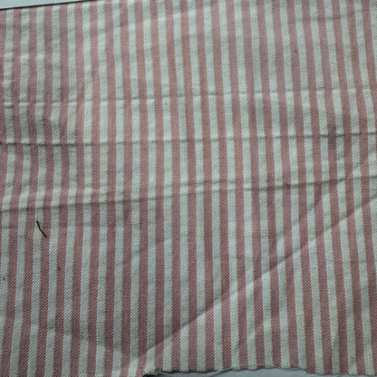 Buy Premium Cotton Seersucker Pink White Stripes Fabric
