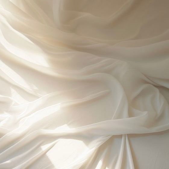 Buy Luxurious Natural Silk Solid White Dyeable Fabric