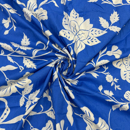 Buy Border Poplin Printed Fabric